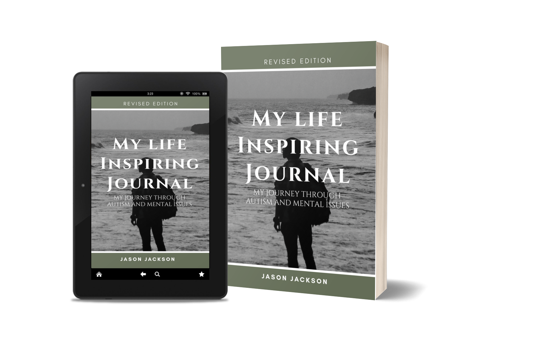 My Life Inspiring Journal book mockup